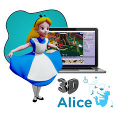 Alice 3d - КИБЕРшкола программирования для детей, компьютерные курсы для школьников, начинающих и подростков - KIBERone г. Павлово