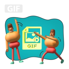 Gif-анимация - КИБЕРшкола программирования для детей, компьютерные курсы для школьников, начинающих и подростков - KIBERone г. Павлово