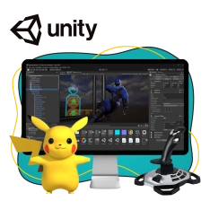 Мир игр на Unity 2D на популярном движке + AI-помощники - КИБЕРшкола программирования для детей, компьютерные курсы для школьников, начинающих и подростков - KIBERone г. Павлово